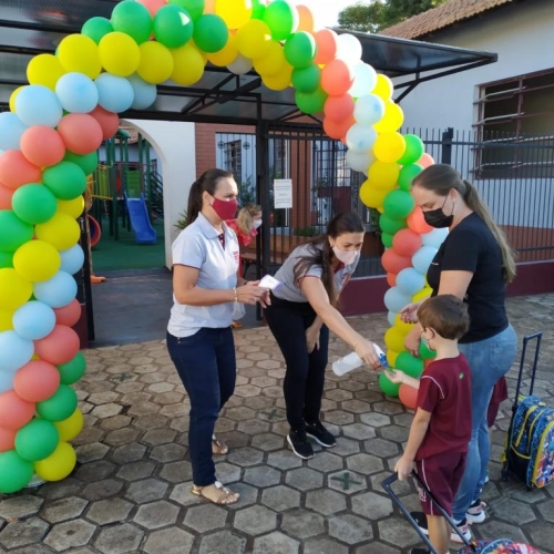 Recepção dos alunos da Educação Infantil e Fund. 1